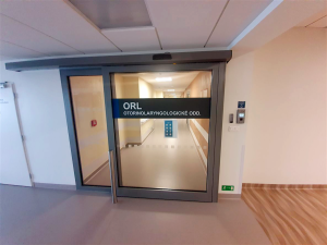 ORL - vstupní dveře na oddělení