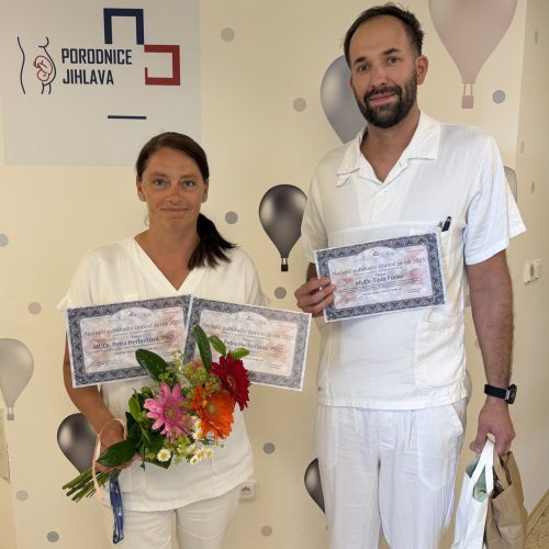 MUDr.Petra Herboltová Ph.D.+MUDr. Tibor Focko ocenění publikace